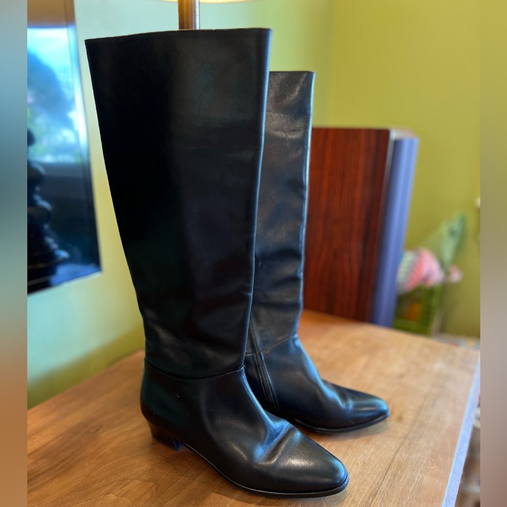 Bally Black Riding Boots